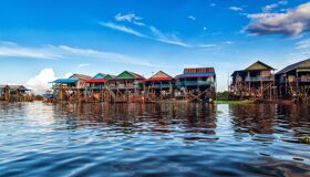 Tonle Sap Lake Cambodia Floating Village